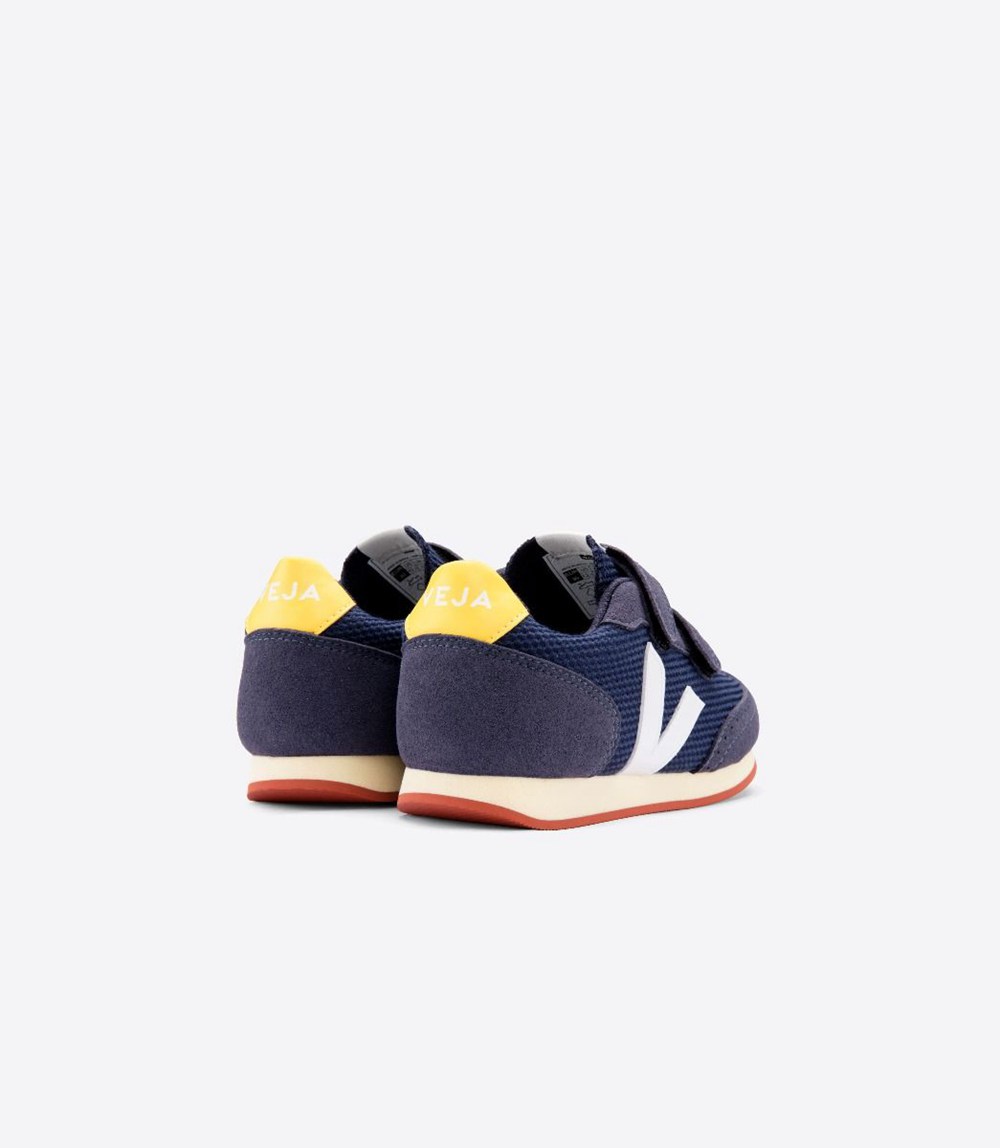 Veja Trainers Kids Navy/White - Arcade B-mesh - LUPA-89601